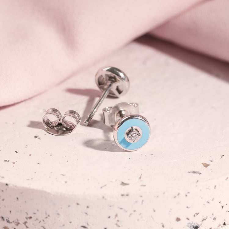 Ohrstecker aus Keramik mit Lab Grown Diamanten Clea 122082