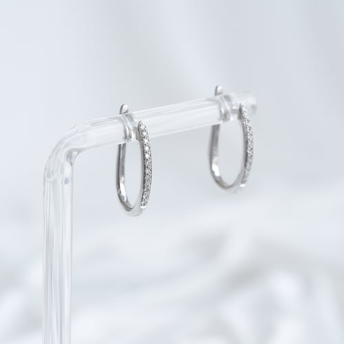 Elegante Ohrringe mit Diamanten Ayaz