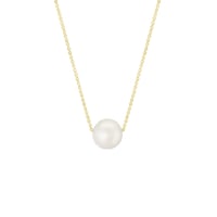 Feine Goldkette mit Perle Lemoneli