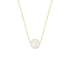 Feine Goldkette mit Perle Lemoneli