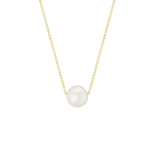 Feine Goldkette mit Perle Lemoneli