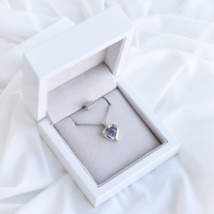 Silberner Anhänger mit Tansanit Lovelyn 88851