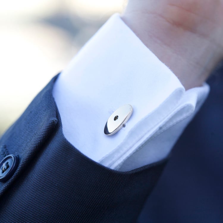 Manschettenknöpfe mit Diamanten 60421