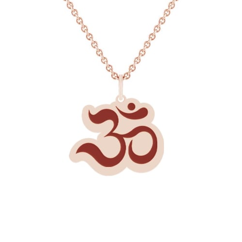 Yoga Anhänger mit dem Symbol Om