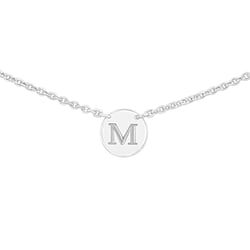 Silberkette mit Buchstabe Mary