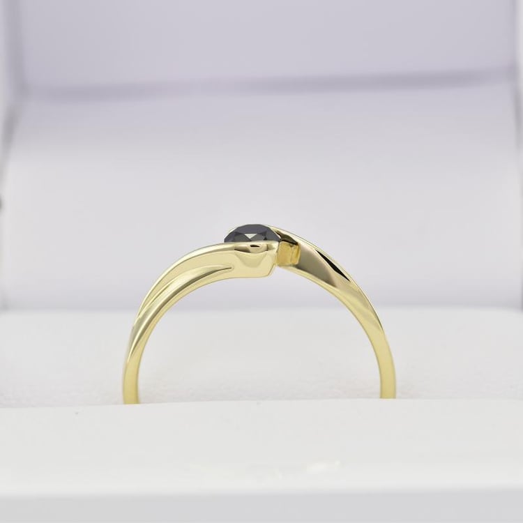 Schwarzer Diamantring 21970