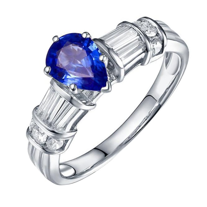 Goldring mit Tansanit