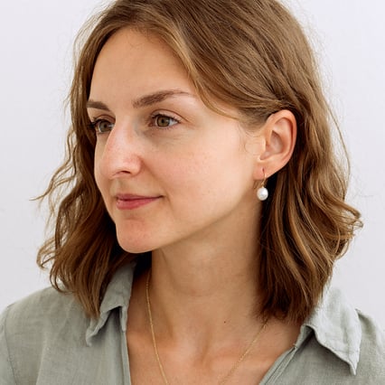 Ohrringe mit Perlen Emere