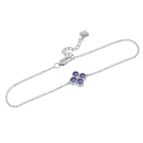 Tansanitarmband mit Diamanten Reith
