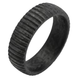 Ring aus Carbon mit unebener Oberfläche Lisa