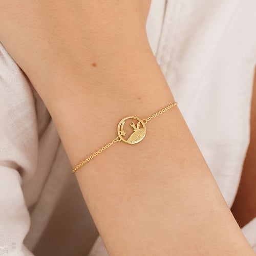Armband mit einem geschnitzten Fuchs Der Kleine Prinz