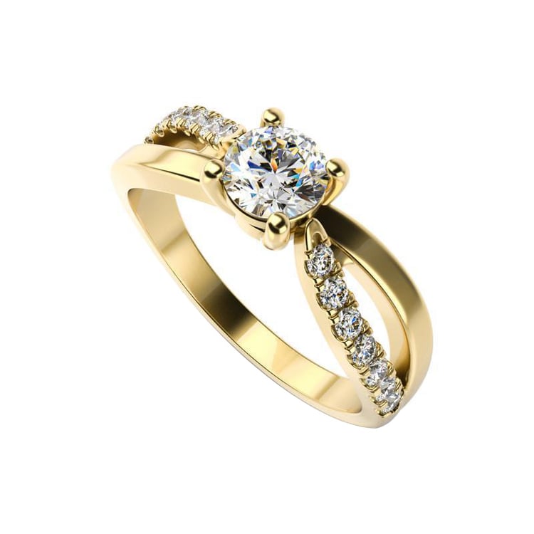 Ring aus Gelbgold 11389