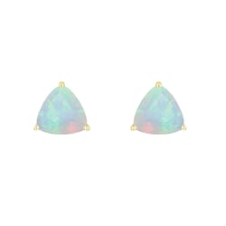 Silberne Ohrstecker mit Opalen Nellie