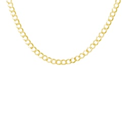 Mittestarke Panzerkette aus 585er Gold