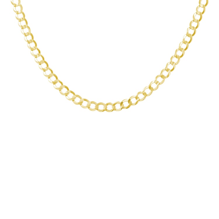 Mittestarke Panzerkette aus 585er Gold