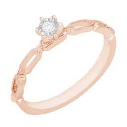 Unkonventioneller Diamantring Suzanne