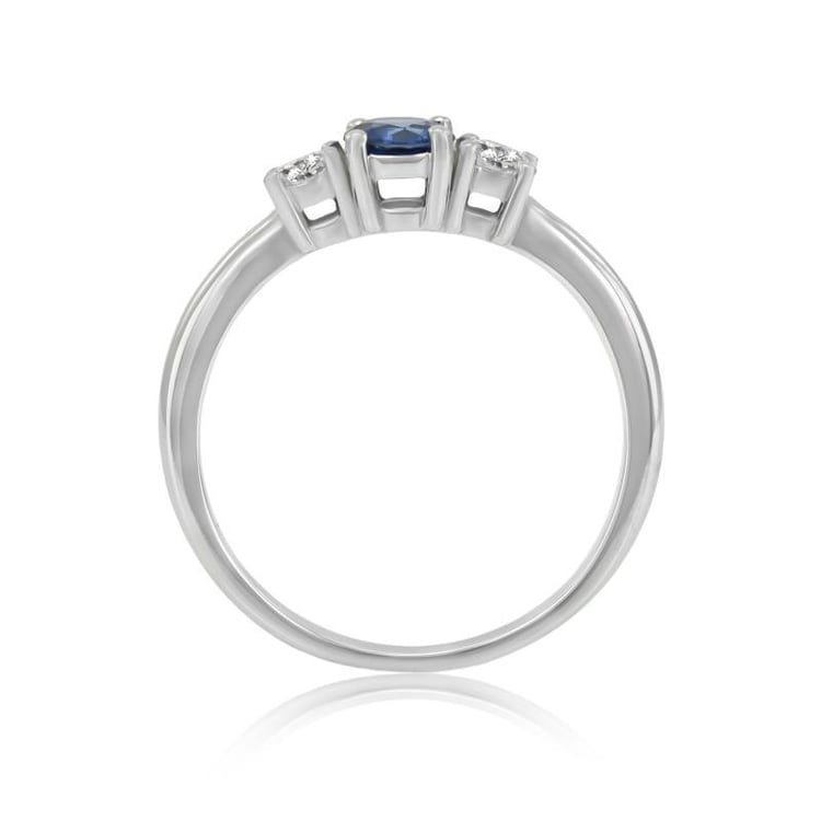 Wunderschöner Verlobungsring mit Saphir und Diamanten Manish 17860