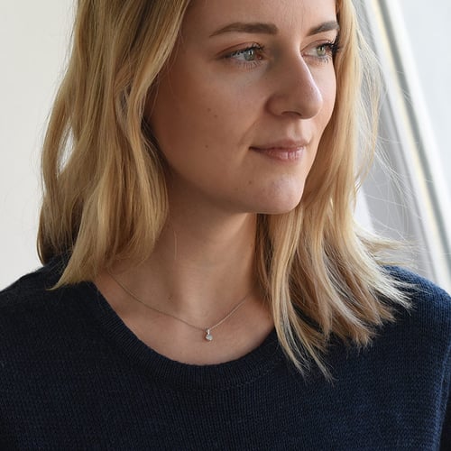 Anhänger mit Lab Grown Diamant und Auswahl des Karatgewichts Martha