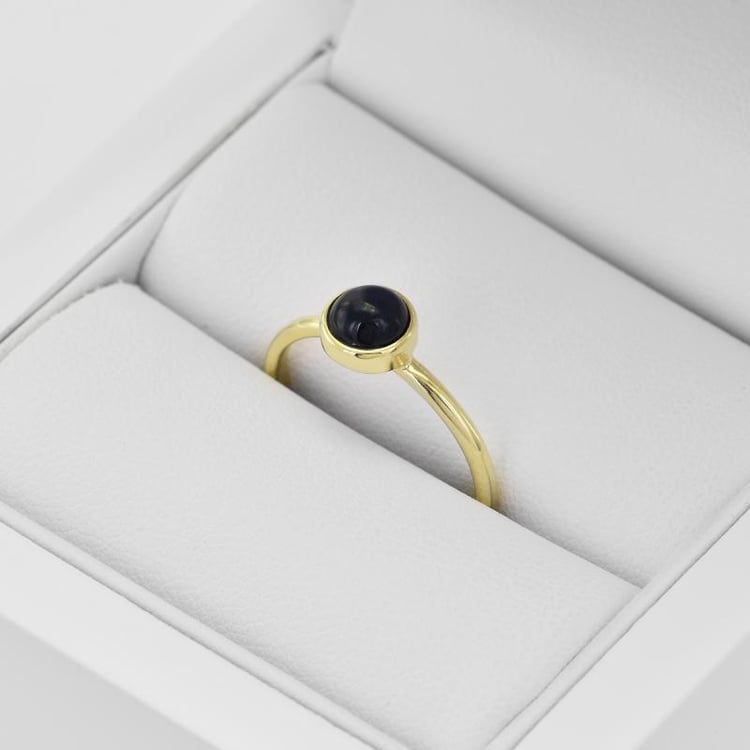 Goldring mit Sternsaphir Stowy 34119