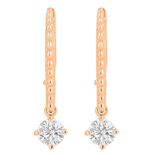 Silberne Ohrringe mit 0.25ct Lab Grown Diamanten Fana