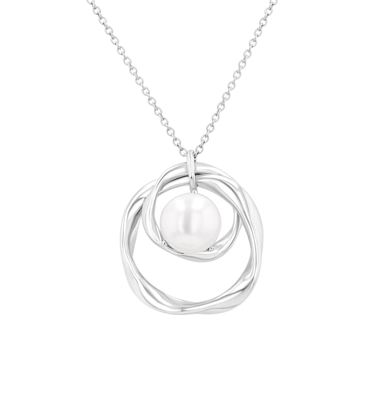 Silberner Perlenanhänger Alya 164095