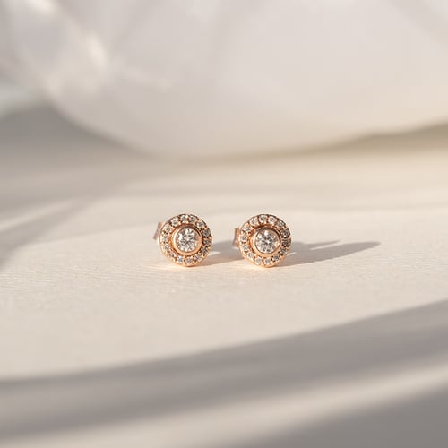 Ohrringe 2in1 mit Diamanten Annabel