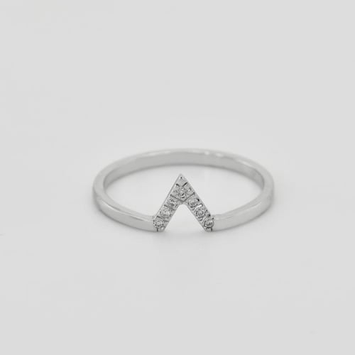 Verlobungsring aus Gold mit Diamanten Osher