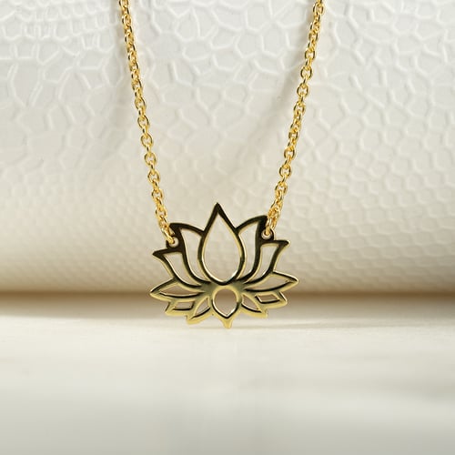 Yoga Halskette Lotusblume