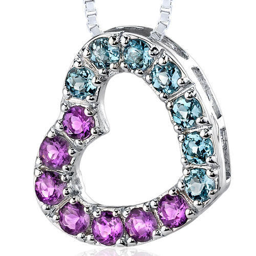 Silberne Halskette in Herzform