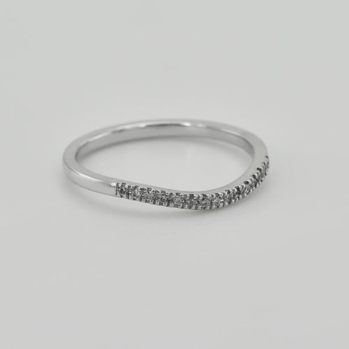 Memoire Ring in V- Form mit Diamanten Celiena