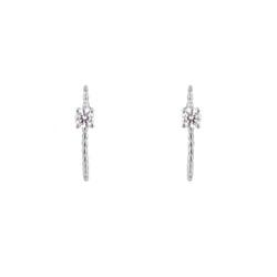 Ohrringe mit Kugeln und einem Lab Grown Diamanten Muvial