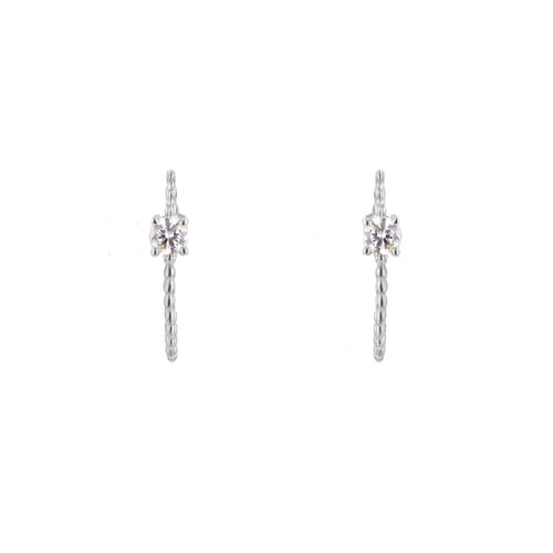 Ohrringe mit Kugeln und einem Lab Grown Diamanten Muvial