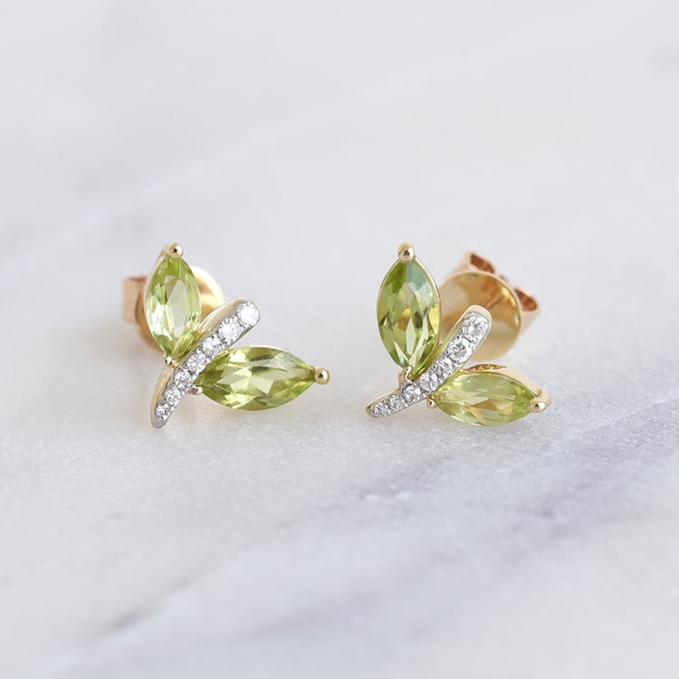 Ohrringe mit Amethysten und Diamanten Niamh 86884