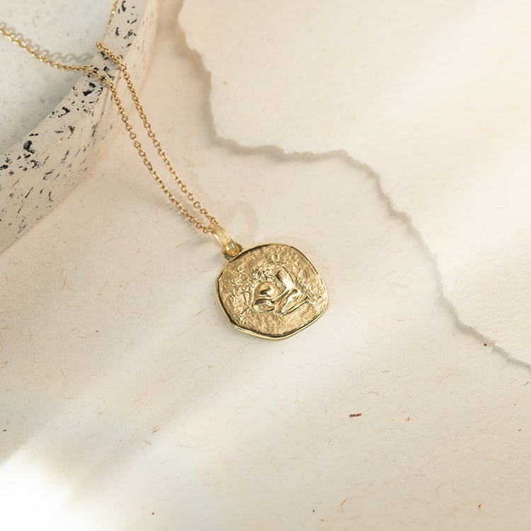 Silberanhänger mit Symbolen des Tierkreiszeichens 136663