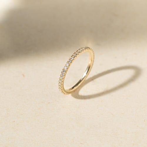 Eternity Ring aus Gold mit 1.25 mm Lab Grown Diamanten Benjamin