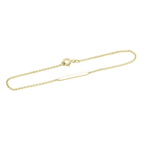 Minimalistisches Goldarmband Bar
