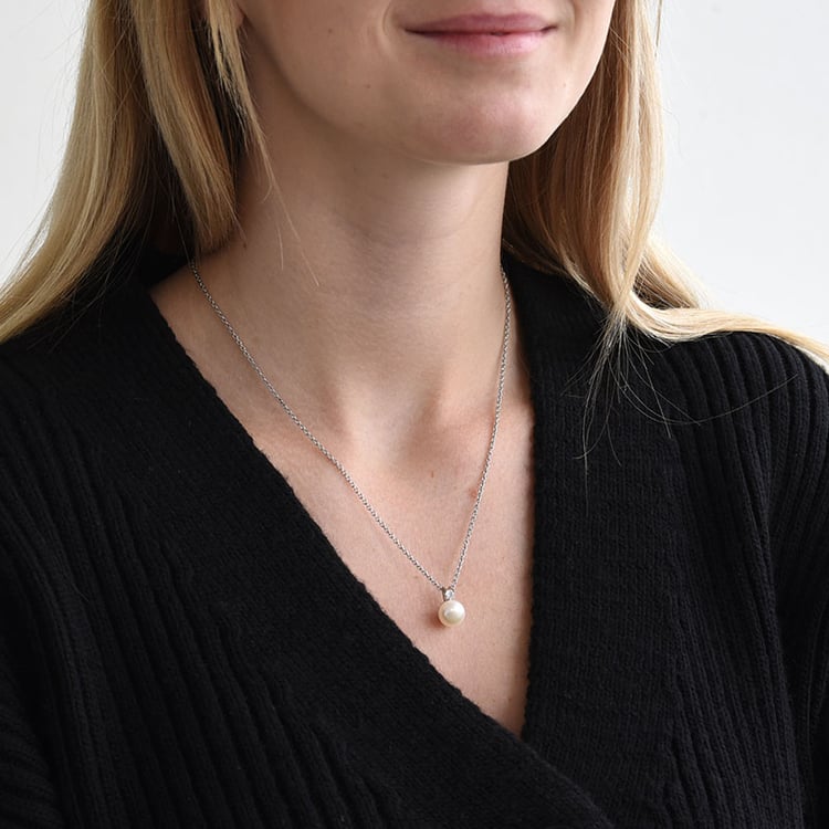 Anhänger mit Perle und Zirkonia Avanti 83688