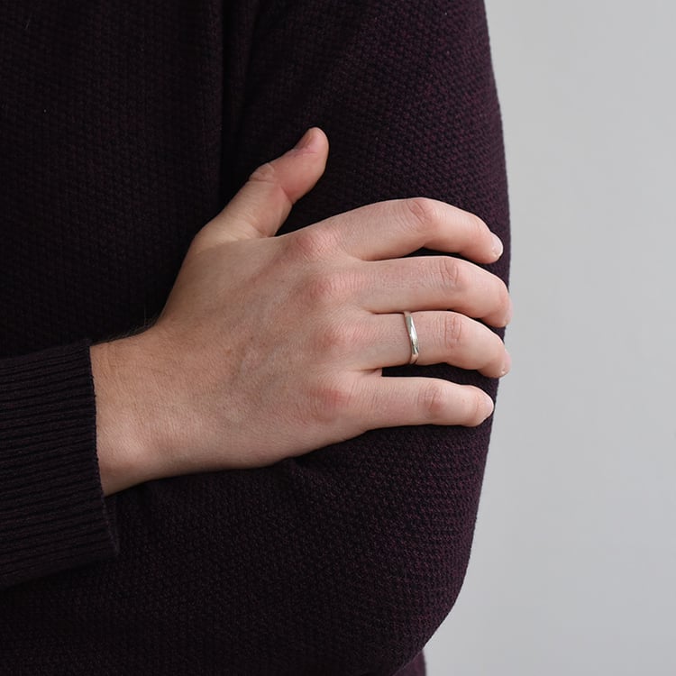 Unregelmäßige goldene Trauringe mit Diamanten Rahab 72711