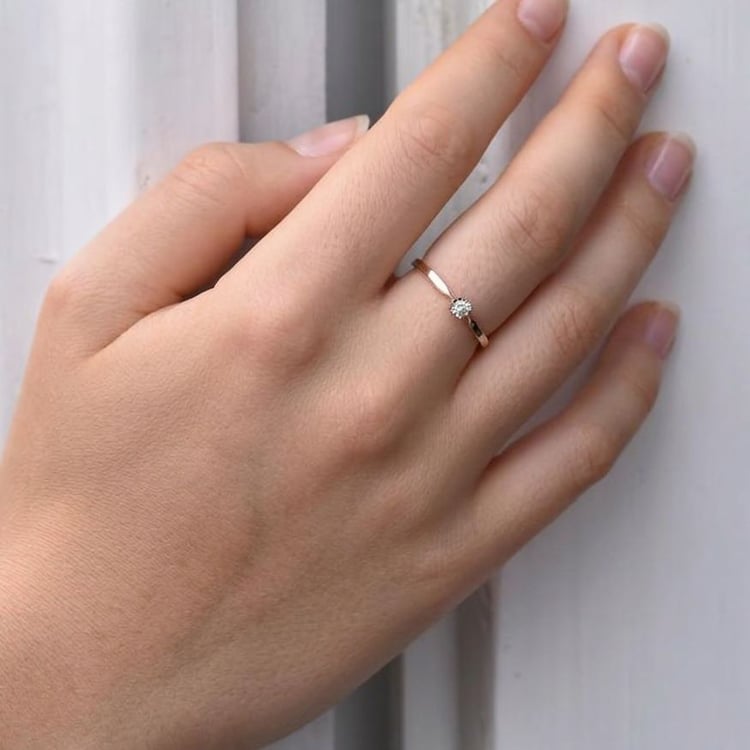 Eleganter Silberring mit Lab Grown Diamanten Ximena 166368