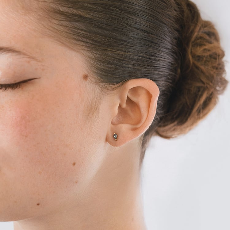 Ohrstecker mit Salt and Pepper Diamanten Ansa 156053