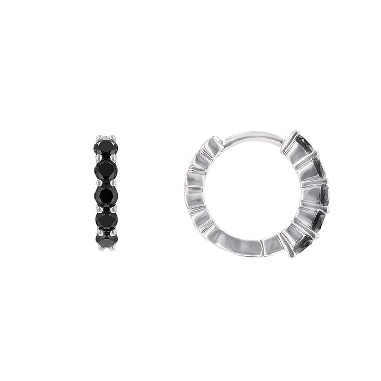 Ohrringe mit schwarzen Diamanten Patton 85189