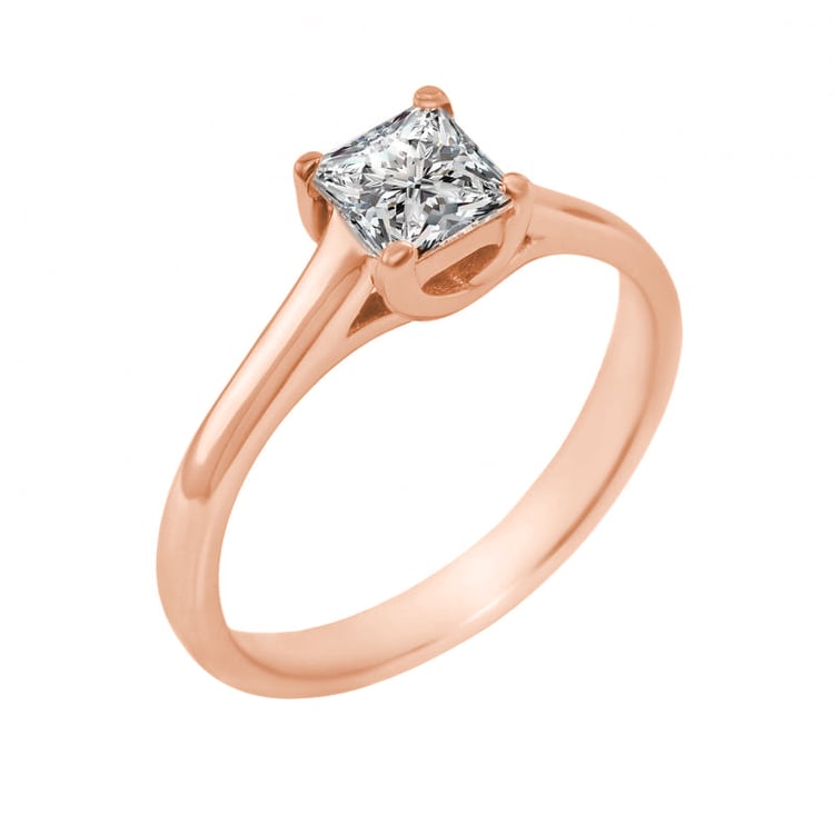 Verlobungsring mit Princess-Moissanit Tamalika 59556