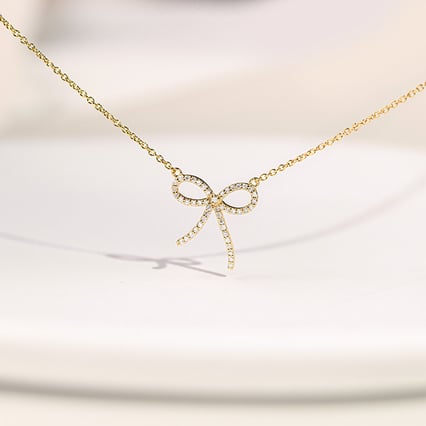 Schleife mit Diamanten Jonina