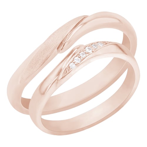 Trauringe aus Gold mit Diamanten Abella