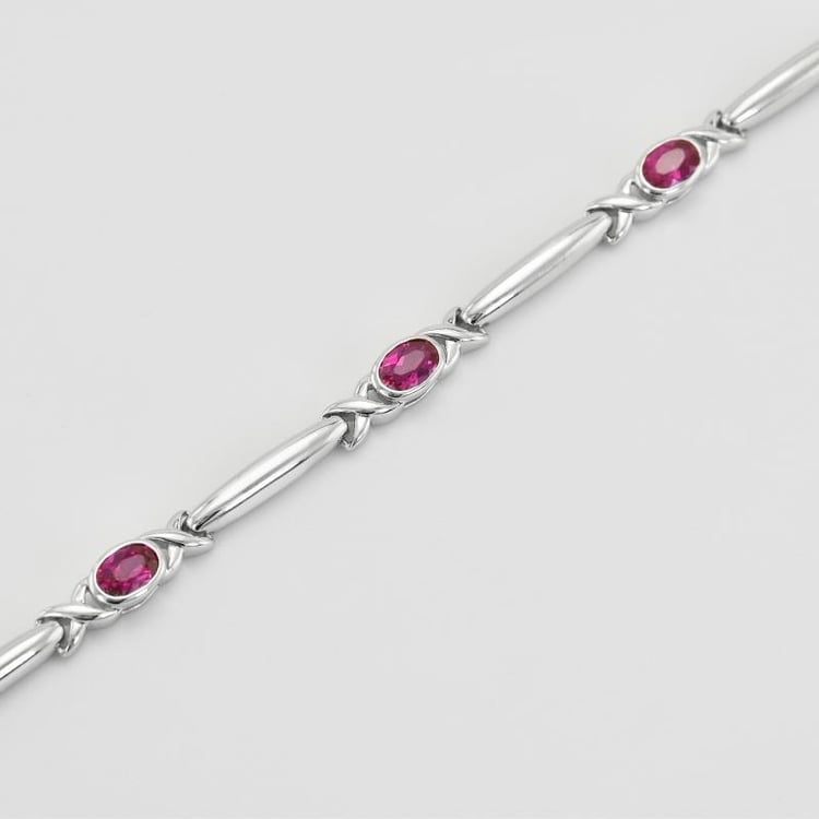 Zartes Armband mit Rubinen Billie 38856