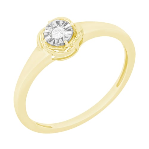 Ring mit einem Diamanten im Solitär-Stil Catello