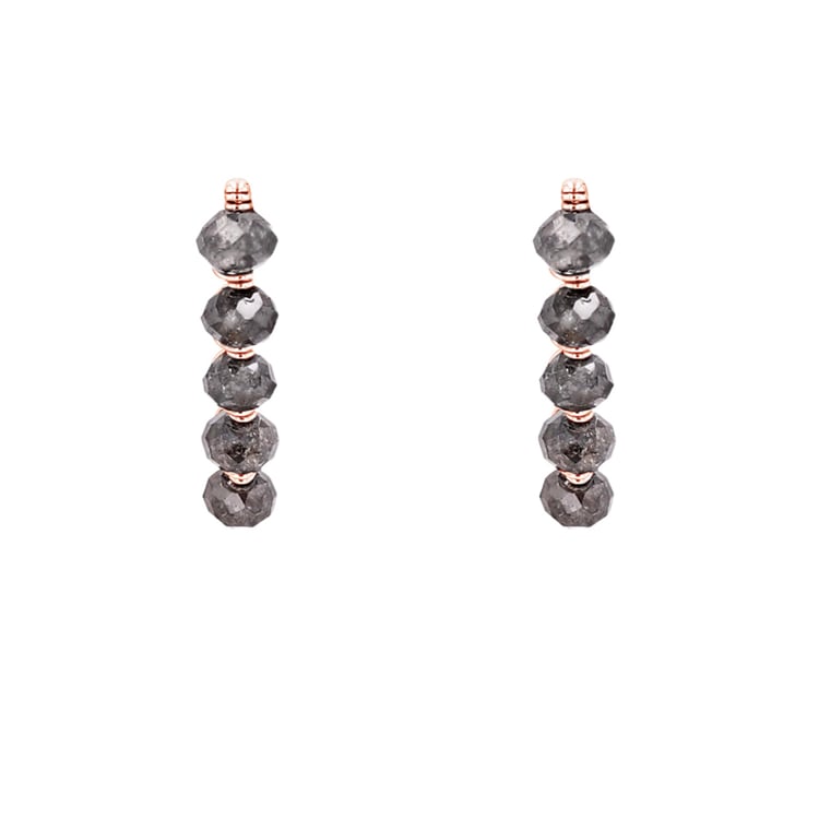 Hängeohrringe mit Salt and Pepper Diamanten Brookes 98716