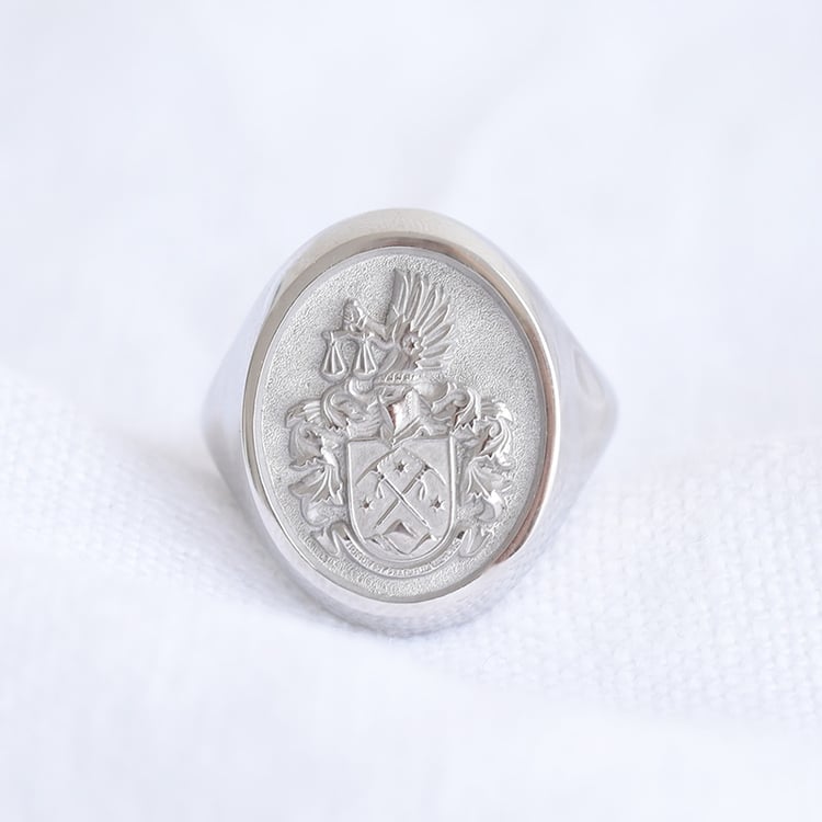 Herrenring mit handgefertigter Gravur Wesko 93387