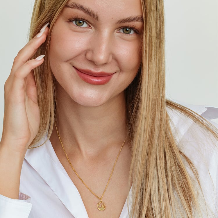 Silberner Geschnitzter Anhänger mit Fuchs Kleiner Prinz 162628