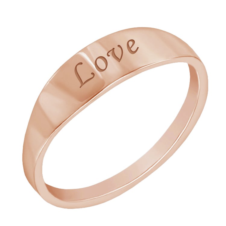 Goldring mit Gravur 58079